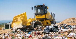 BOMAG refuse compactor delivers optimum compaction to maximize landfill capacity