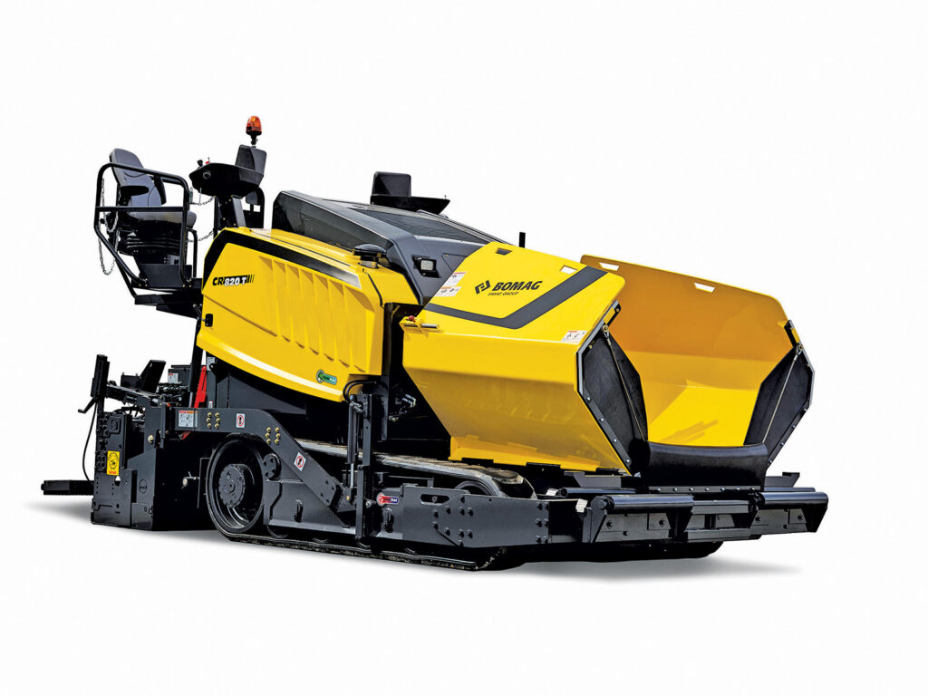 BOMAG’S CR 820 T paver was born for the road with features that make it more productive and economical