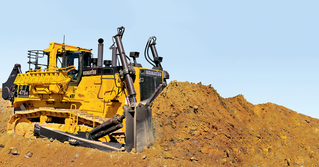 New Komatsu D475A-8 mining dozer delivers higher levels of production
