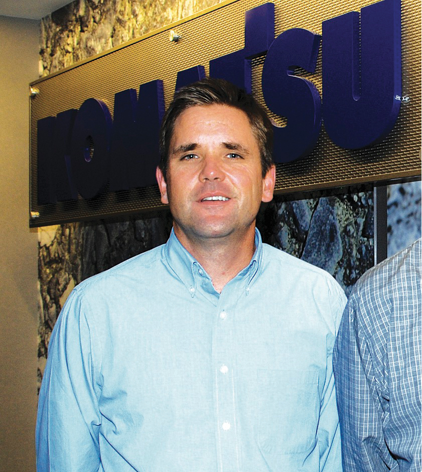 Ron Schwieters, senior product manager, iMC and hardware, Komatsu