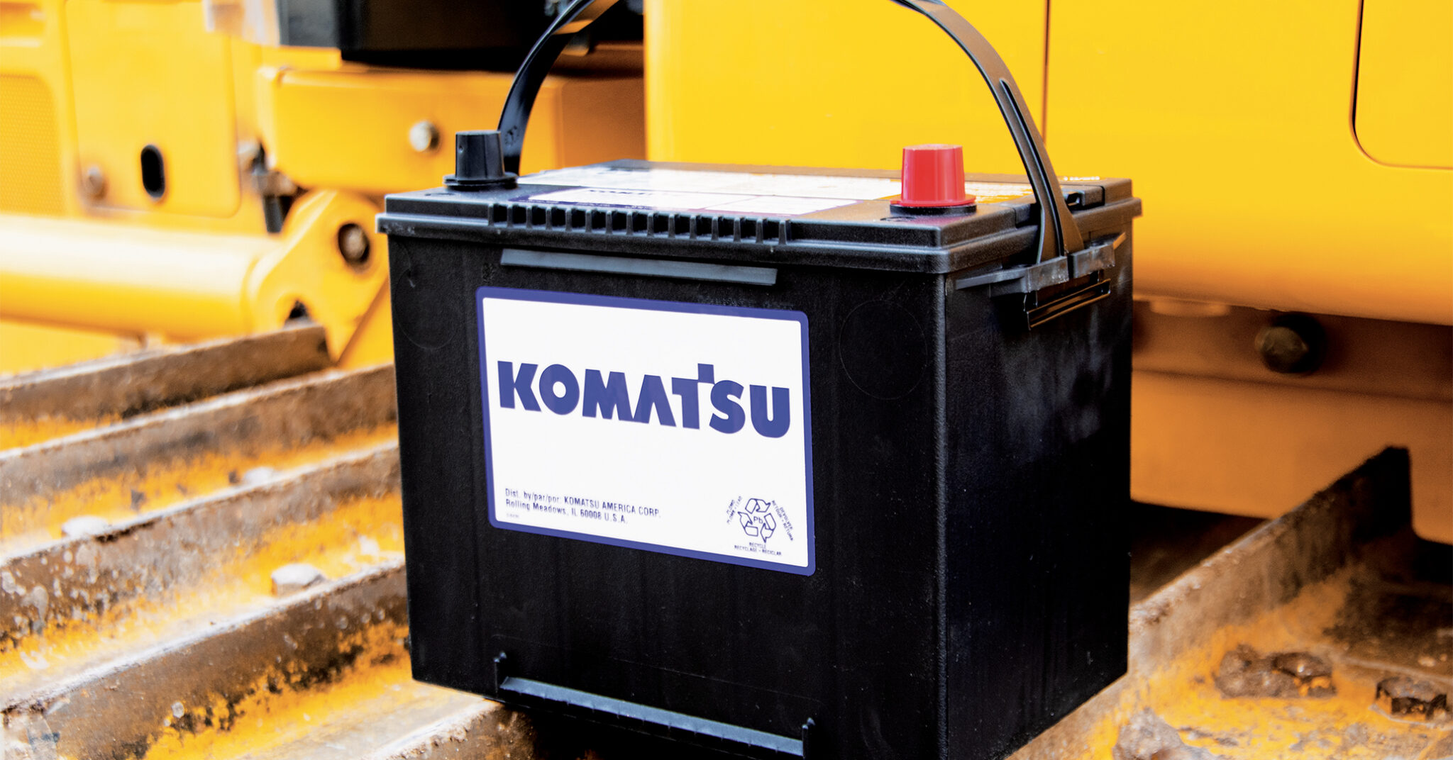 A Komatsu battery