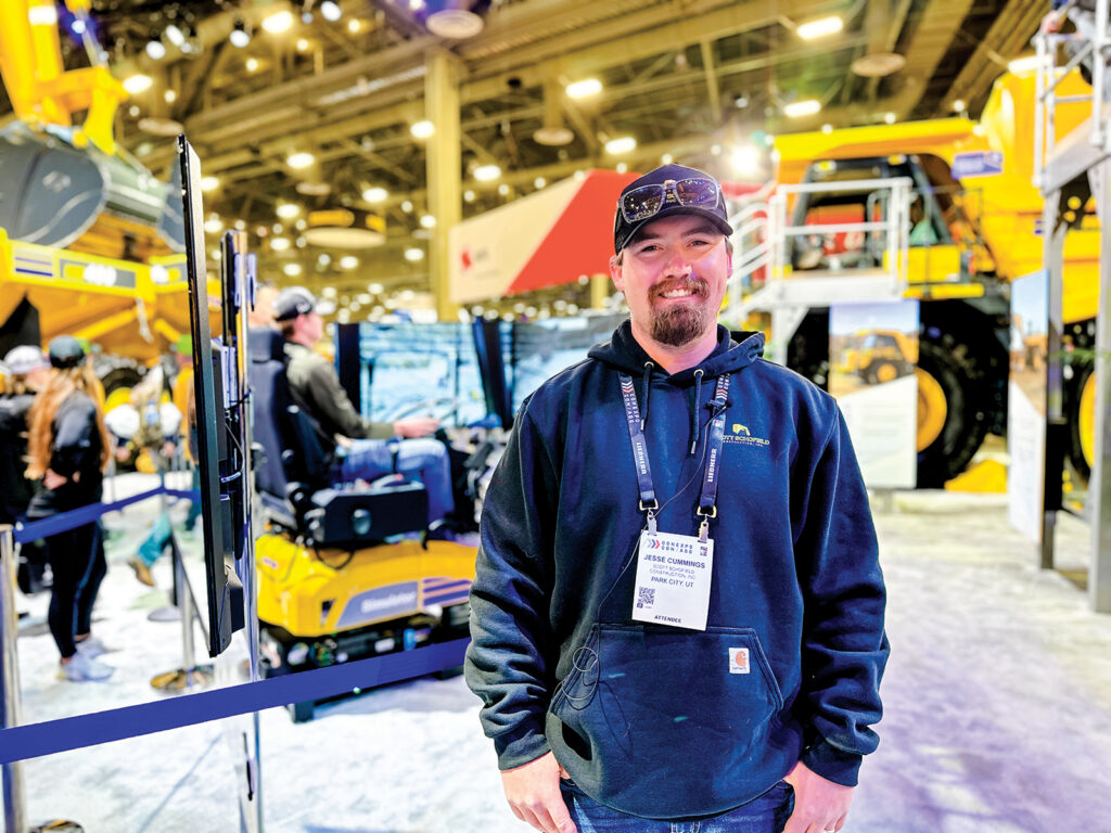 An image of Jesse Cummings of Scott Schofield Construction Inc. at CONEXPO
