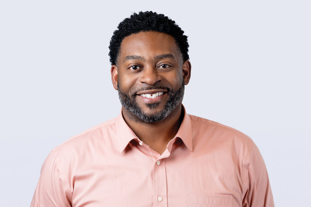 A headshot of Dimitrius King, Chief Claims Officer at Pie Insurance