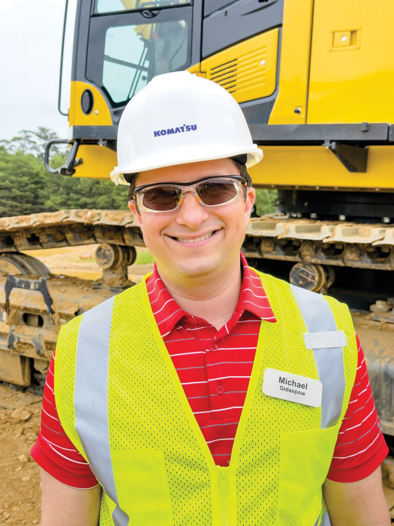 A photo of Michael Gidaspow, Vice President of Product Service and Solutions at Komatsu