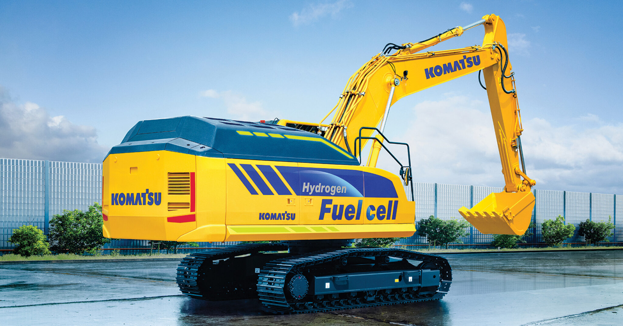 Hydrogen Fuel Cell Komatsu develops mediumsized hydraulic excavator