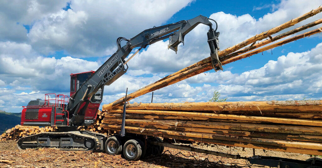 TimberPro TN230D log loader